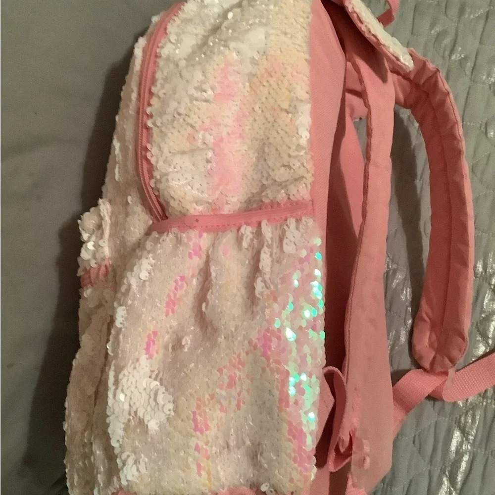 SEQUIN ~ UNICORN~PINK BACKPACK ~WONDER NATION~ - Picture 5 of 5